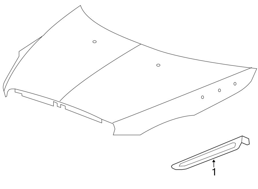 1HOOD & GRILLE. EXTERIOR TRIM.https://images.simplepart.com/images/parts/motor/fullsize/AE08085.png