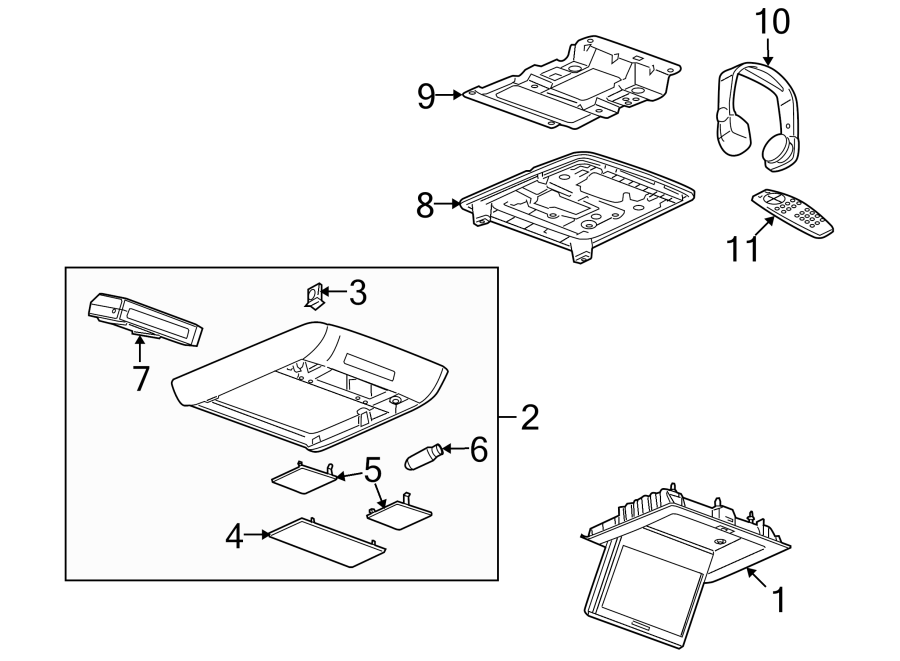 Diagram ENTERTAINMENT SYSTEM COMPONENTS. for your 2013 Cadillac ATS Base Sedan 2.0L Ecotec M/T RWD 