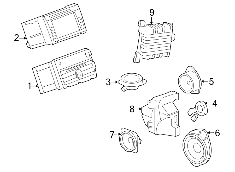 Diagram INSTRUMENT PANEL. SOUND SYSTEM. for your 2004 Buick Century   