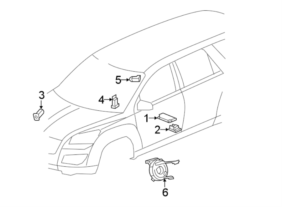 5RESTRAINT SYSTEMS. AIR BAG COMPONENTS.https://images.simplepart.com/images/parts/motor/fullsize/AE08393.png