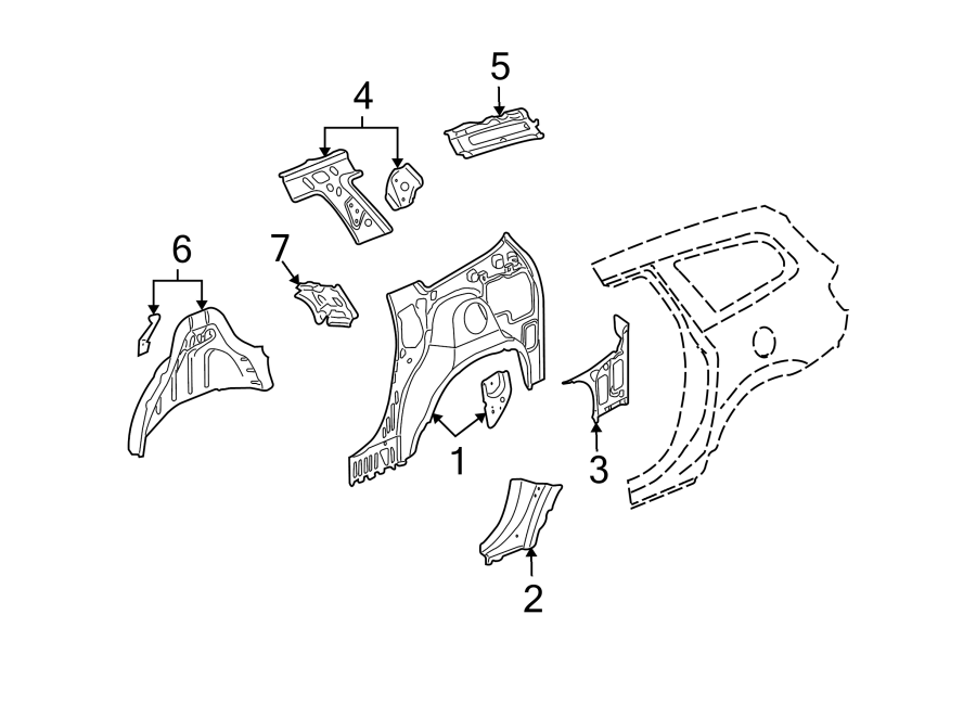 6QUARTER PANEL. INNER STRUCTURE.https://images.simplepart.com/images/parts/motor/fullsize/AE08615.png