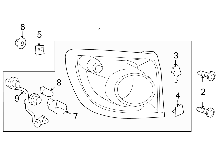 Diagram REAR LAMPS. TAIL LAMPS. for your 2011 Chevrolet Express 2500   