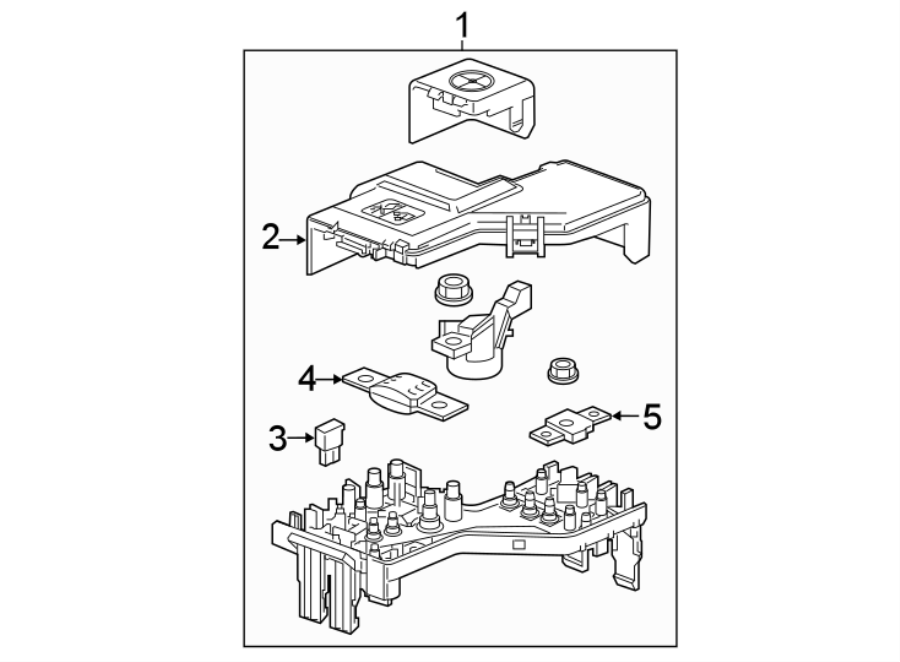 Diagram FUSE & RELAY. for your 2022 GMC Terrain   