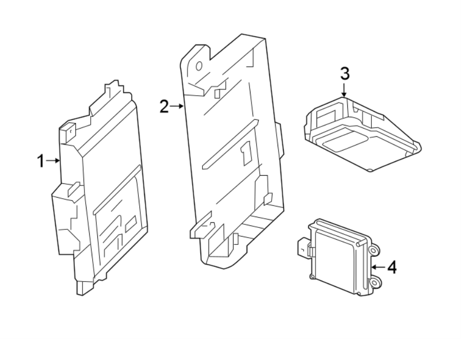 Diagram ELECTRICAL COMPONENTS. for your 2023 Cadillac XT5 Livery Limousine  