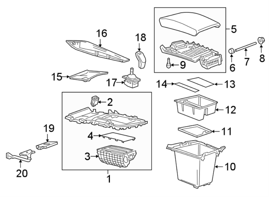 Diagram CENTER CONSOLE. for your 1991 Buick Century   