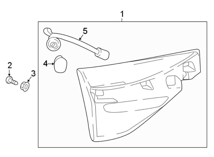 Diagram REAR LAMPS. TAIL LAMPS. for your 2011 Chevrolet Express 2500   