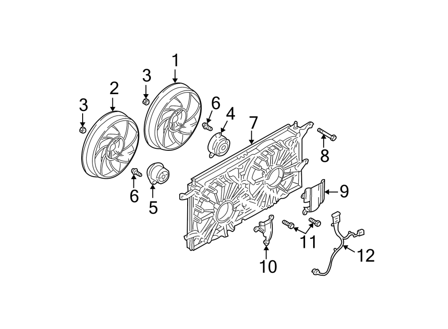 COOLING FAN. Diagram