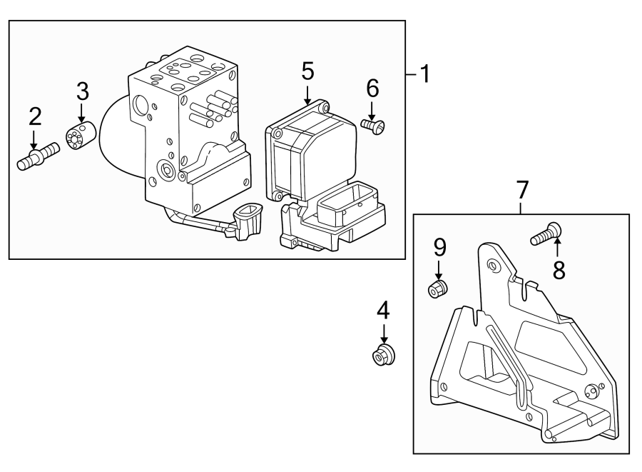 Abs components. Diagram