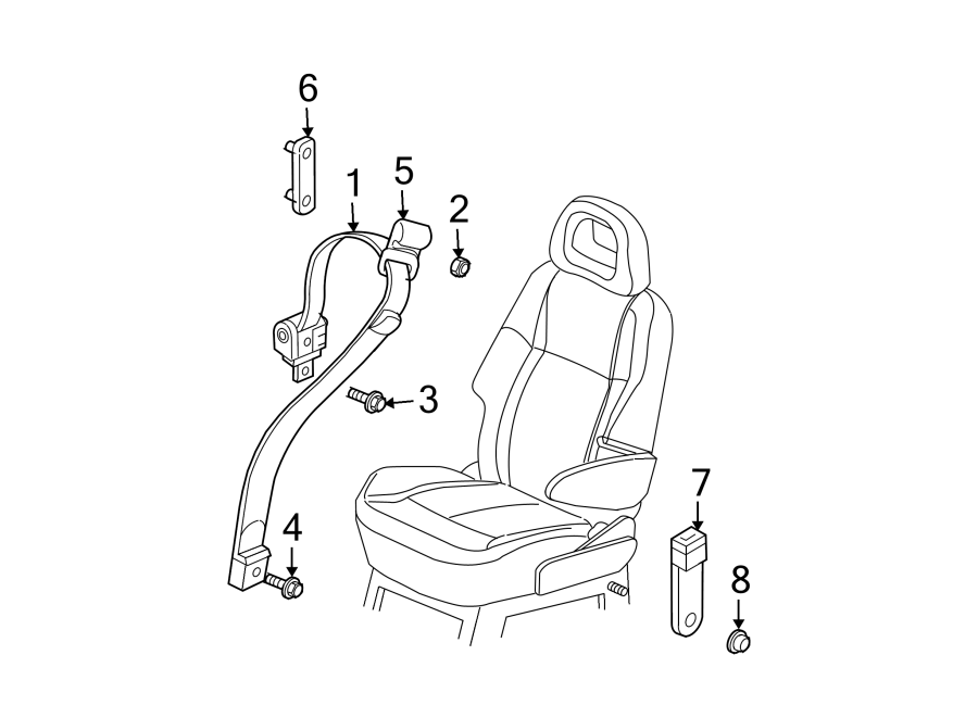 3RESTRAINT SYSTEMS. REAR SEAT BELTS.https://images.simplepart.com/images/parts/motor/fullsize/AF02340.png