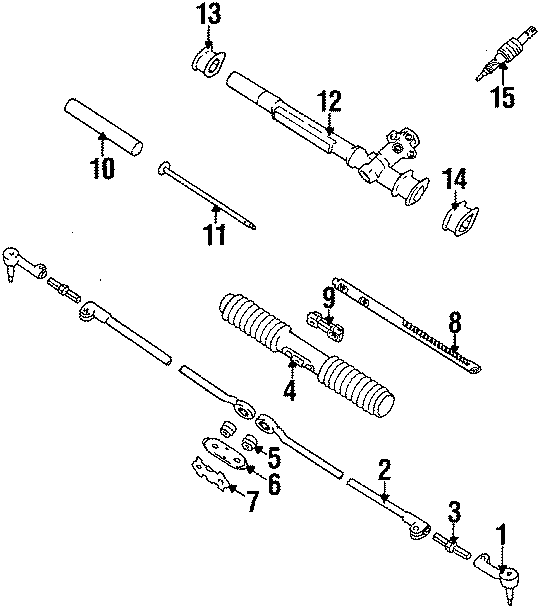 Diagram STEERING GEAR & LINKAGE. for your 2018 Chevrolet Camaro  LT Coupe 