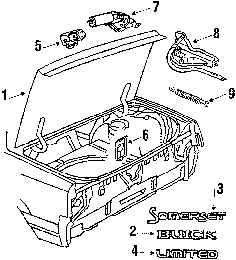 5TRUNK LID. LID & COMPONENTS.https://images.simplepart.com/images/parts/motor/fullsize/AG5190.png
