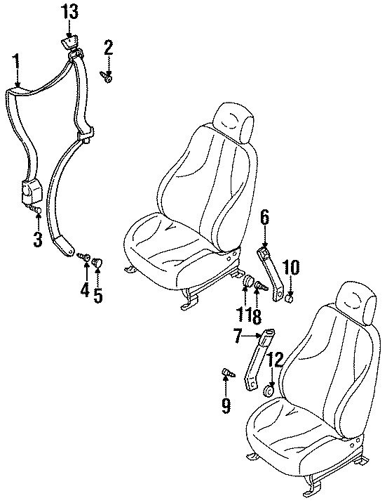 3RESTRAINT SYSTEMS. FRONT SEAT BELTS.https://images.simplepart.com/images/parts/motor/fullsize/AG92409.png