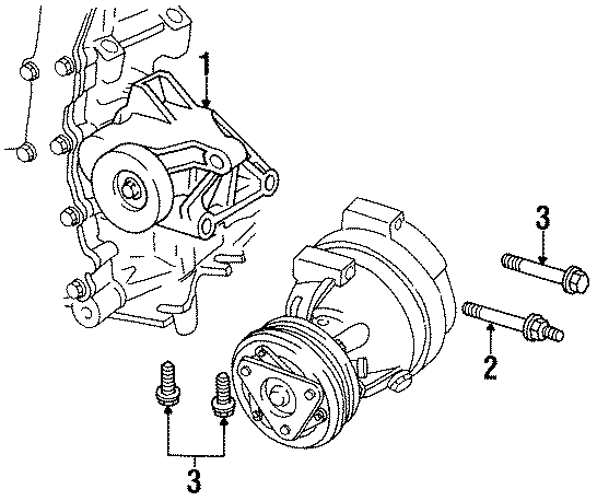 3AIR CONDITIONER & HEATER. COMPRESSOR MOUNTING.https://images.simplepart.com/images/parts/motor/fullsize/AG92620.png