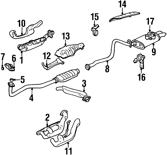 1EXHAUST SYSTEM. EXHAUST COMPONENTS.https://images.simplepart.com/images/parts/motor/fullsize/AG92855.png