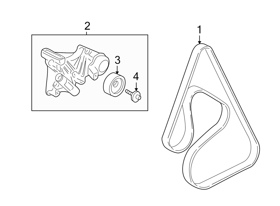 Diagram BELTS & PULLEYS. for your 2017 Chevrolet Camaro  SS Convertible 