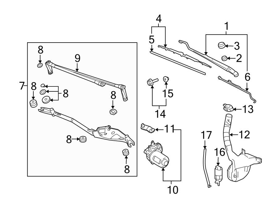 3WINDSHIELD. WIPER & WASHER COMPONENTS.https://images.simplepart.com/images/parts/motor/fullsize/AH05435.png