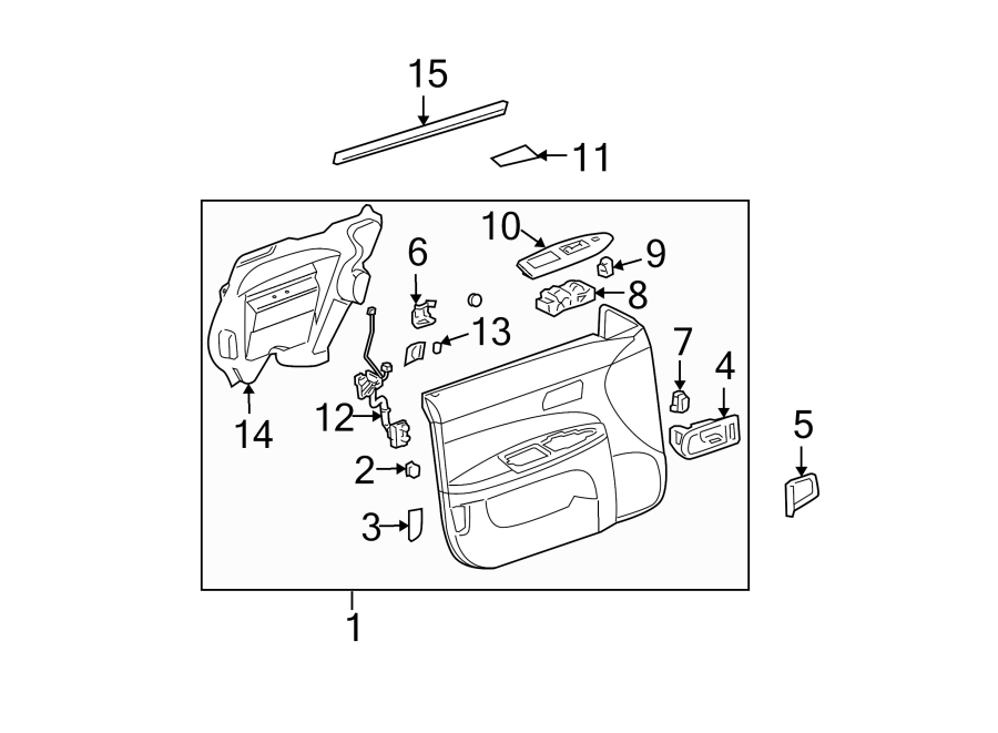 1Front door. Interior trim.https://images.simplepart.com/images/parts/motor/fullsize/AH05605.png