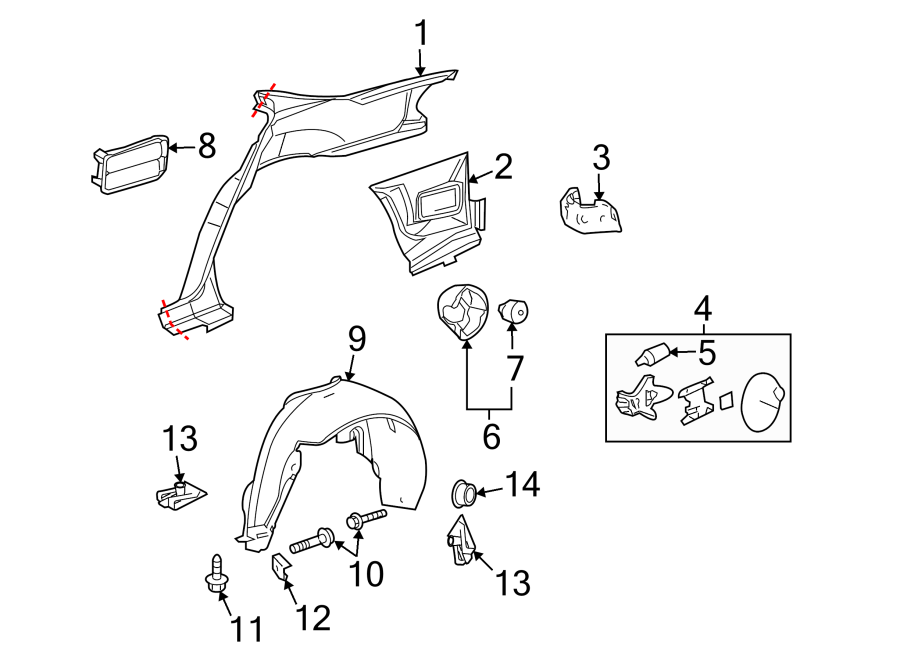 14QUARTER PANEL & COMPONENTS.https://images.simplepart.com/images/parts/motor/fullsize/AH05640.png