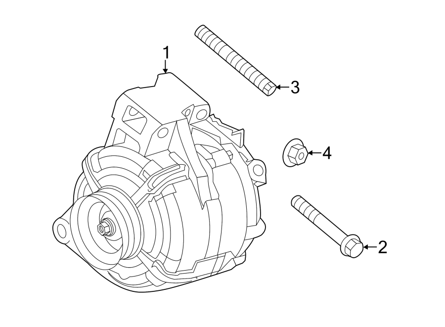 Diagram ALTERNATOR. for your 2022 Chevrolet Equinox 1.5L Ecotec A/T FWD LS Sport Utility 