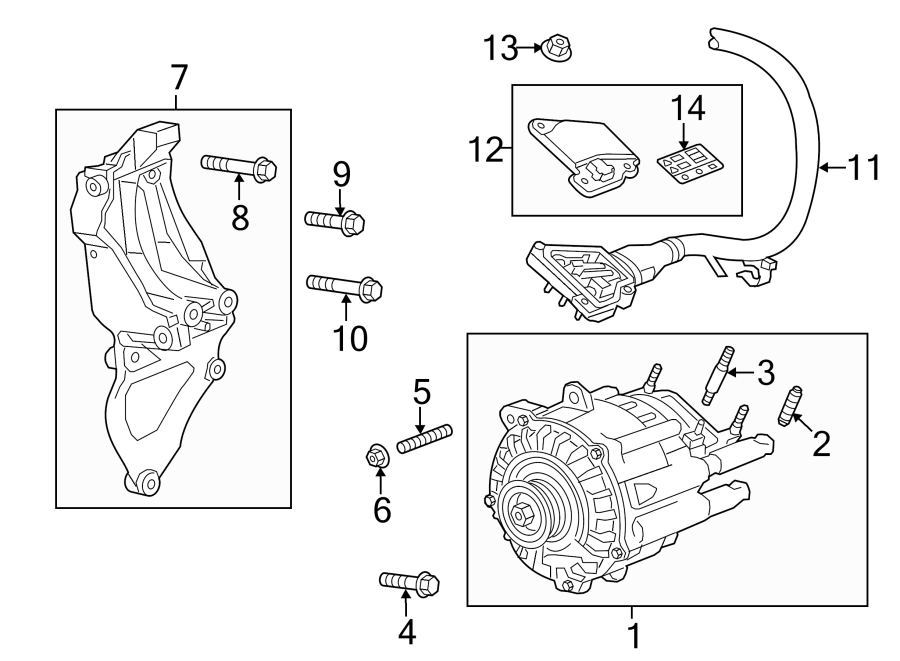 Diagram ALTERNATOR. for your 2005 Chevrolet Blazer   