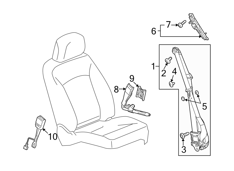 1RESTRAINT SYSTEMS. FRONT SEAT BELTS.https://images.simplepart.com/images/parts/motor/fullsize/AH10395.png