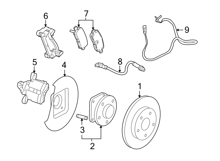 Diagram REAR SUSPENSION. BRAKE COMPONENTS. for your 2015 GMC Sierra 2500 HD 6.6L Duramax V8 DIESEL A/T 4WD SLE Extended Cab Pickup Fleetside 