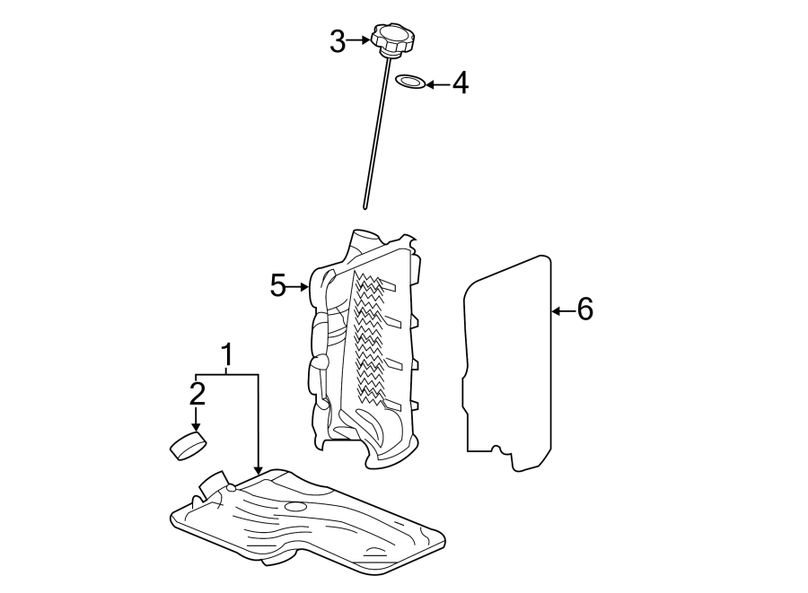 Diagram ENGINE / TRANSAXLE. TRANSAXLE PARTS. for your 2012 GMC Sierra 2500 HD 6.0L Vortec V8 FLEX A/T RWD SLE Extended Cab Pickup Fleetside 