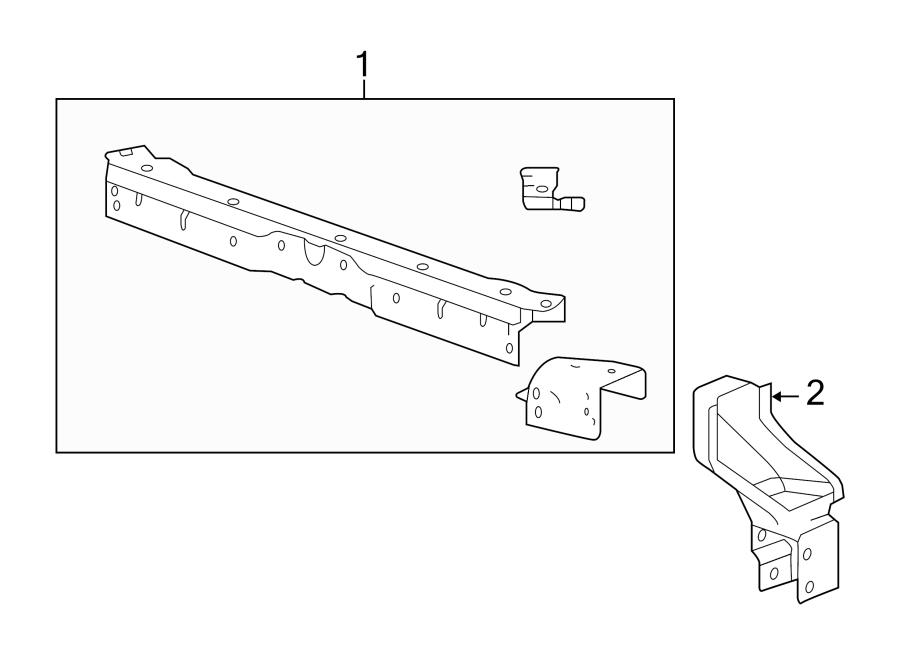 RADIATOR SUPPORT.