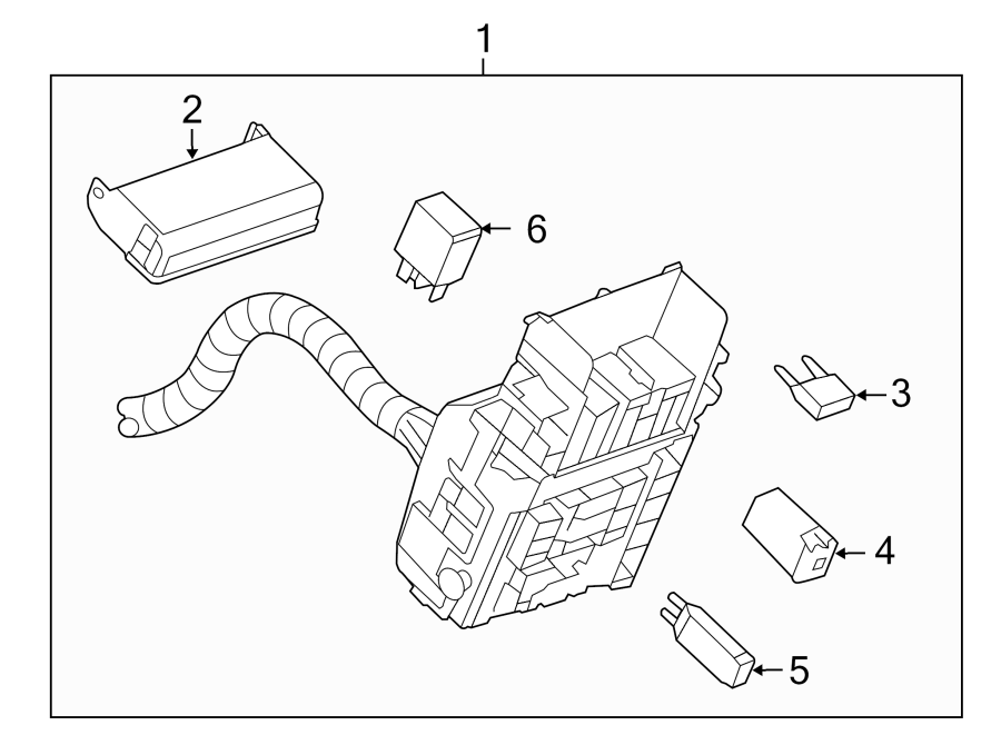 Diagram FUSE & RELAY. for your 2005 Chevrolet Suburban 2500   