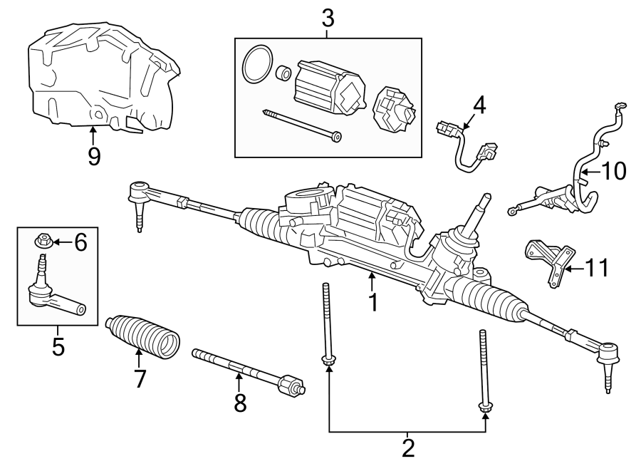 STEERING GEAR & LINKAGE. Diagram