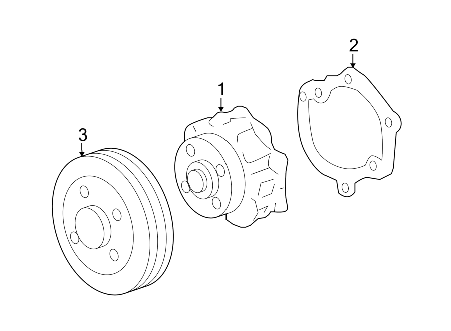 Restraint systems. Water pump.