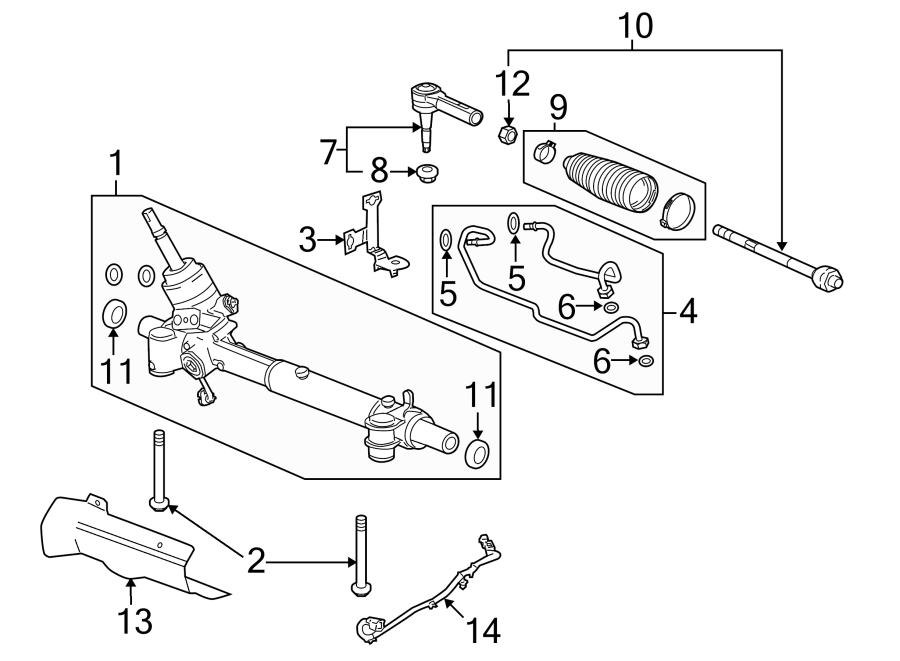 Diagram STEERING GEAR & LINKAGE. for your Chevrolet