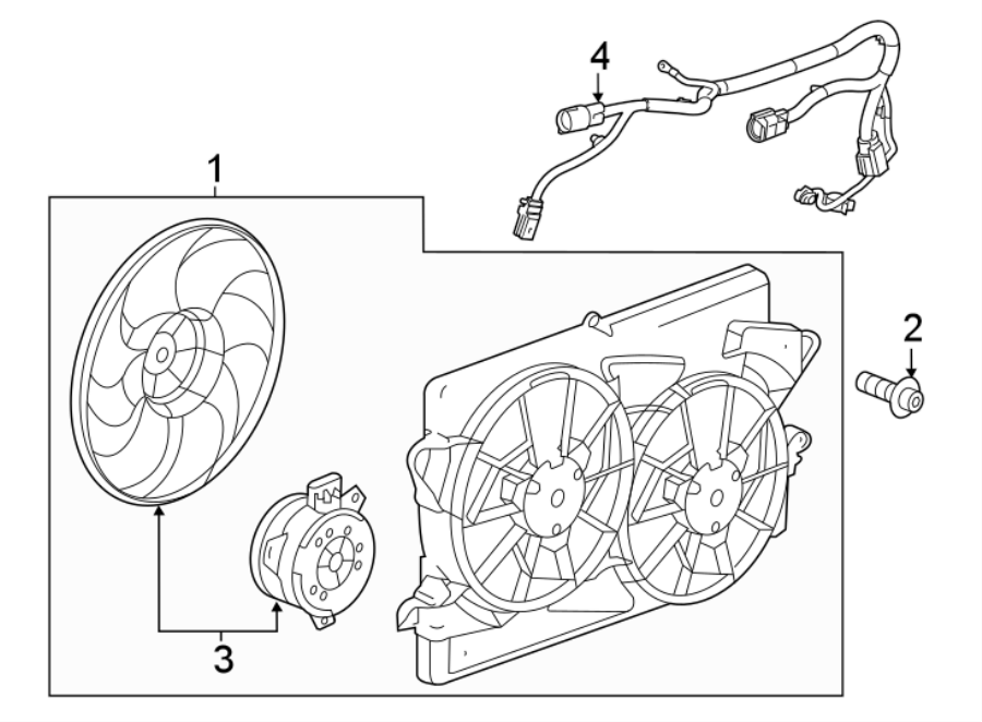 Diagram COOLING FAN. for your Buick