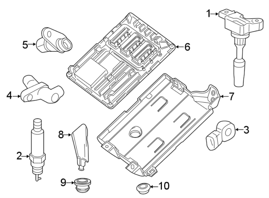 Diagram IGNITION SYSTEM. for your 2020 Chevrolet Spark   