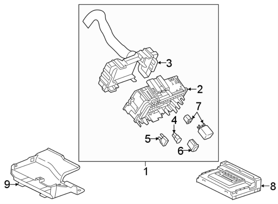 Diagram FUSE & RELAY. for your GMC