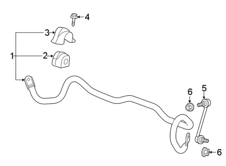 Diagram FRONT SUSPENSION. STABILIZER BAR & COMPONENTS. for your 2014 Chevrolet Camaro  LT Convertible 