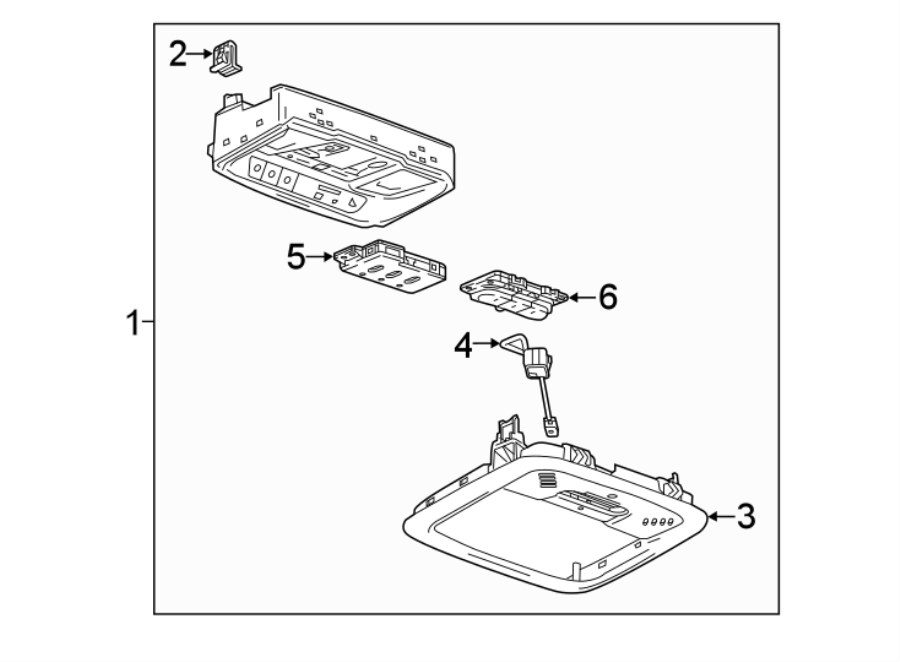 OVERHEAD CONSOLE. Diagram