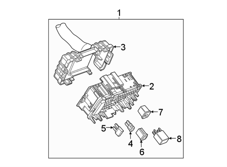 Diagram FUSE & RELAY. for your Saturn