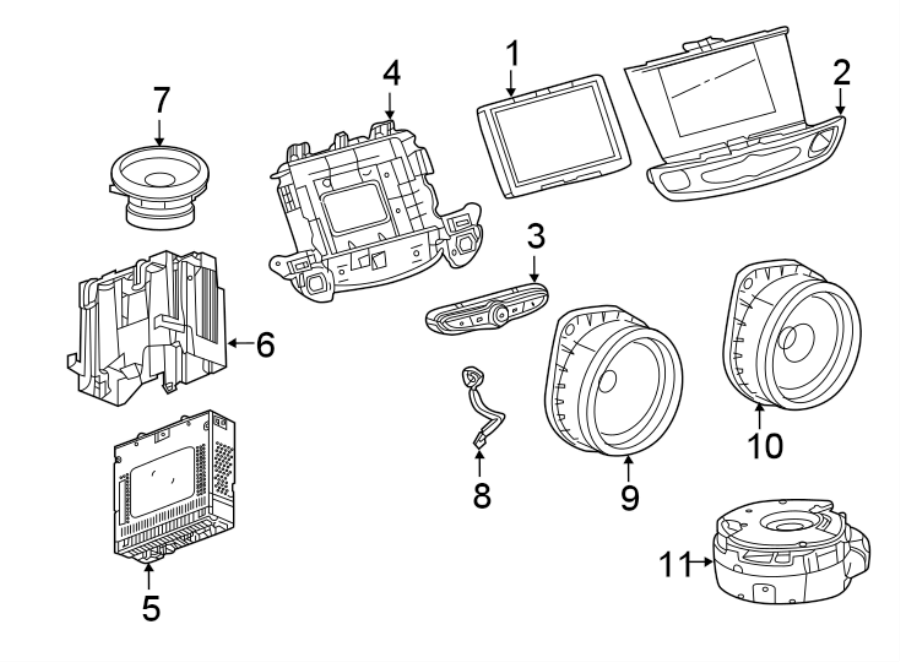 Diagram INSTRUMENT PANEL. SOUND SYSTEM. for your 2004 Buick Century   