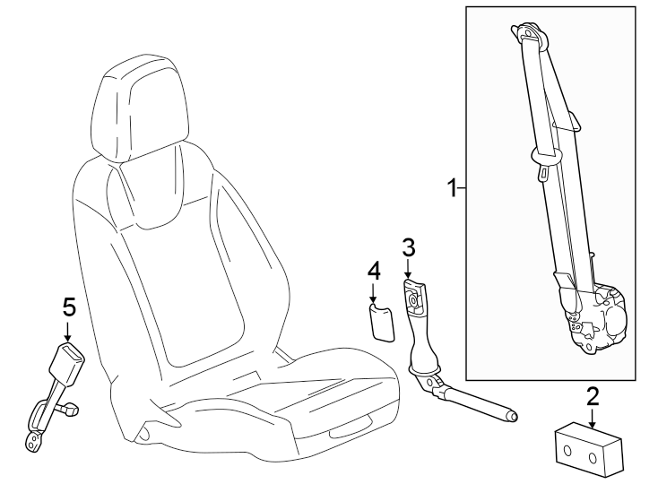 4Restraint systems. Front seat belts.https://images.simplepart.com/images/parts/motor/fullsize/AH18425.png