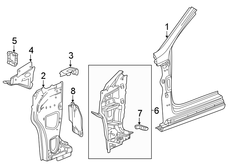 3PILLARS. ROCKER & FLOOR. HINGE PILLAR.https://images.simplepart.com/images/parts/motor/fullsize/AH18512.png