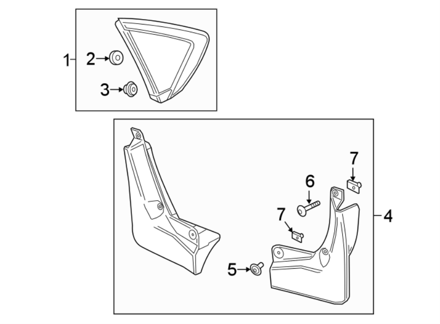 Diagram QUARTER PANEL. EXTERIOR TRIM. for your 2005 Chevrolet SSR    