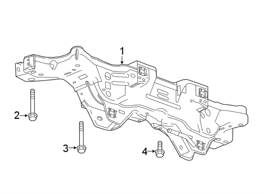 Diagram REAR SUSPENSION. SUSPENSION MOUNTING. for your 2011 GMC Sierra 2500 HD 6.0L Vortec V8 FLEX A/T RWD SLT Crew Cab Pickup 