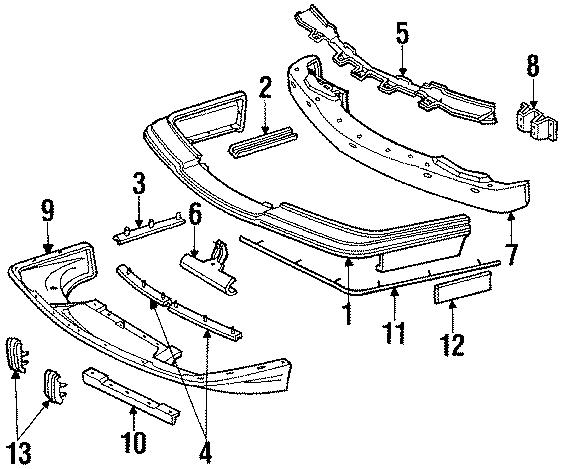 8FRONT BUMPER. BUMPER & COMPONENTS.https://images.simplepart.com/images/parts/motor/fullsize/AH88010.png