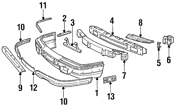 9FRONT BUMPER. BUMPER & COMPONENTS.https://images.simplepart.com/images/parts/motor/fullsize/AH88011.png