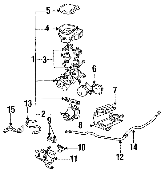 Diagram ELECTRICAL. ABS COMPONENTS. for your 2014 Buick Encore   