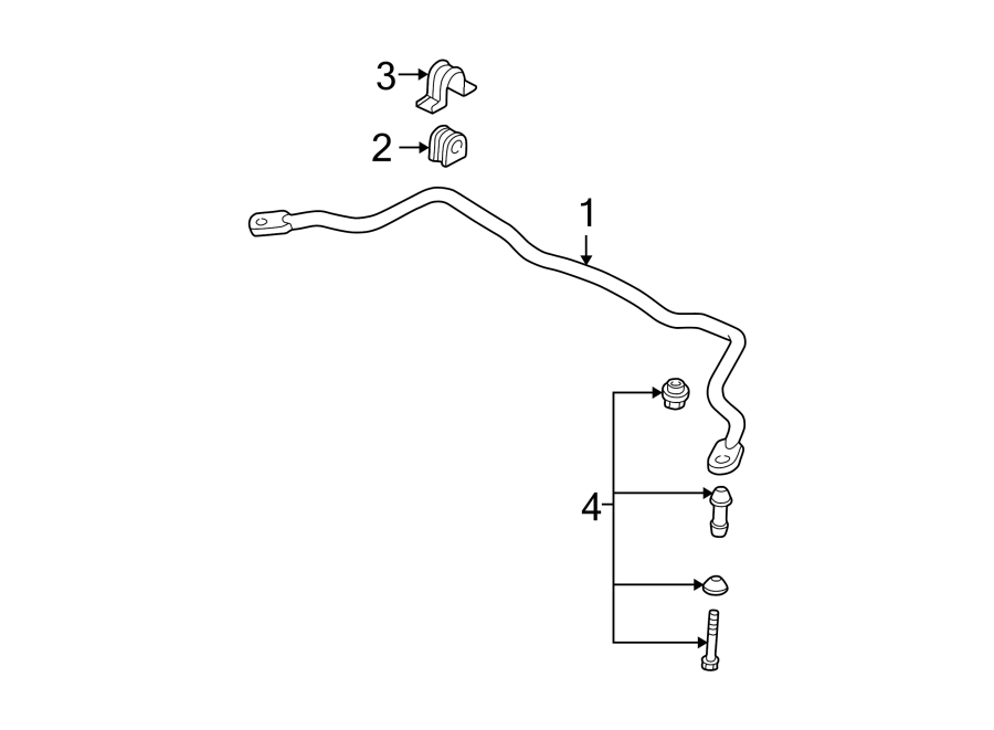 Diagram FRONT SUSPENSION. STABILIZER BAR & COMPONENTS. for your 2022 Chevrolet Camaro 2.0L Ecotec A/T LT Coupe 