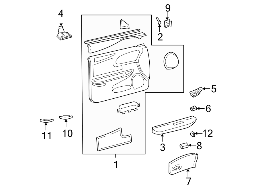 12FRONT DOOR. INTERIOR TRIM.https://images.simplepart.com/images/parts/motor/fullsize/AH97320.png