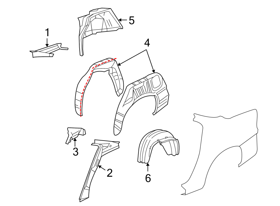 4QUARTER PANEL. INNER STRUCTURE.https://images.simplepart.com/images/parts/motor/fullsize/AH97355.png