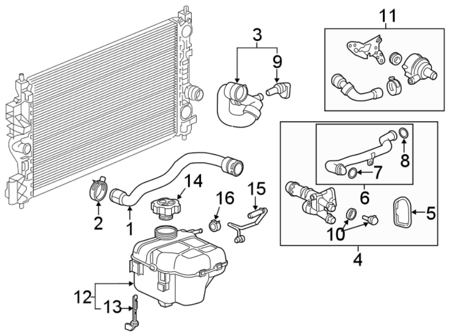 Diagram HOSES & LINES. for your 2019 Chevrolet Equinox   